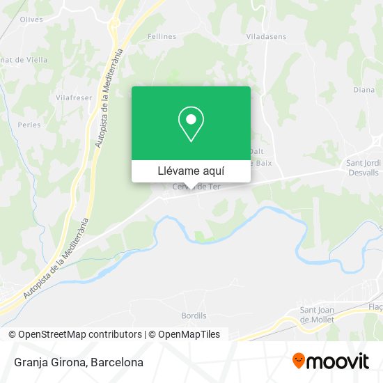 Mapa Granja Girona