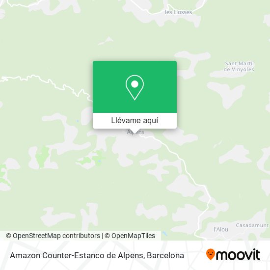 Mapa Amazon Counter-Estanco de Alpens