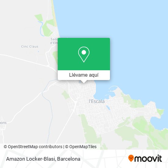 Mapa Amazon Locker-Blasi