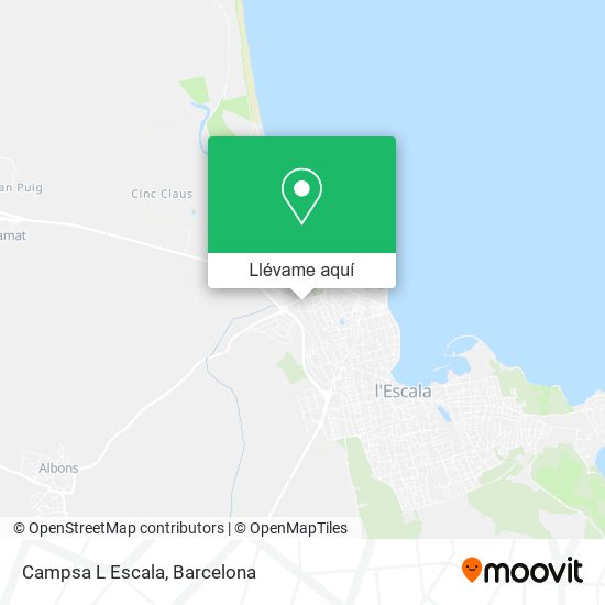 Mapa Campsa L Escala