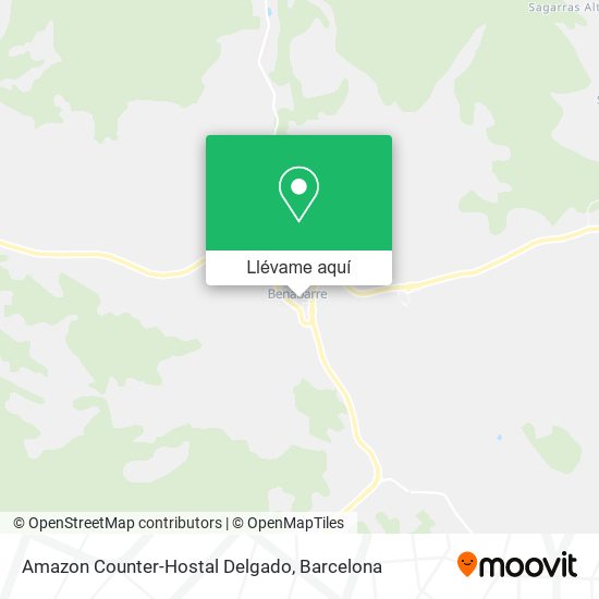 Mapa Amazon Counter-Hostal Delgado