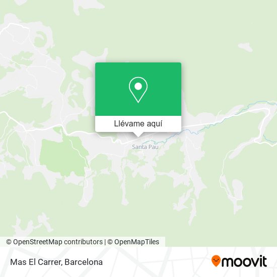 Mapa Mas El Carrer