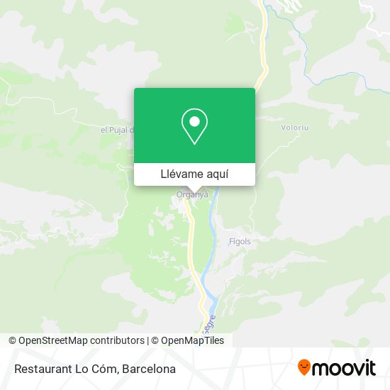 Mapa Restaurant Lo Cóm