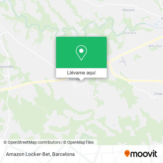 Mapa Amazon Locker-Bet