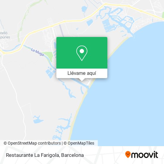 Mapa Restaurante La Farigola