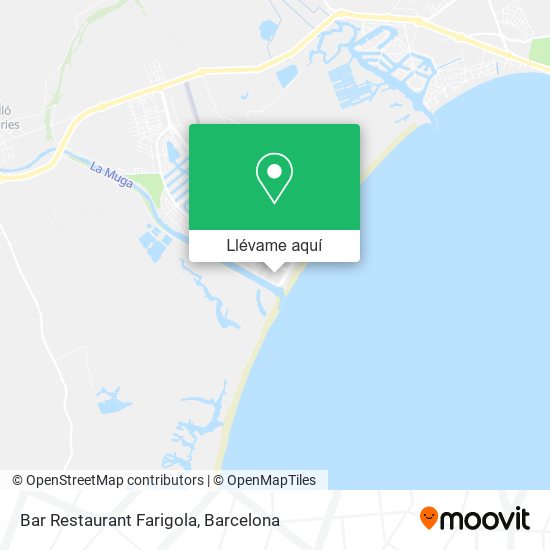 Mapa Bar Restaurant Farigola