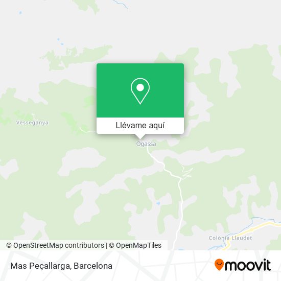 Mapa Mas Peçallarga
