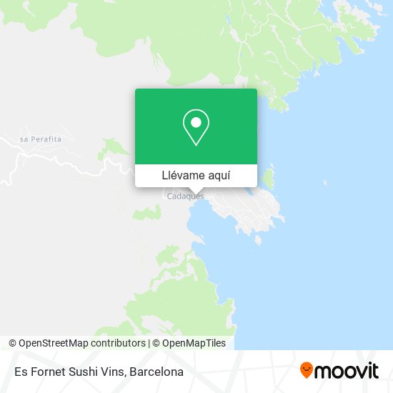 Mapa Es Fornet Sushi Vins