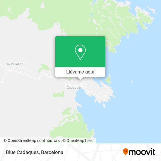 Mapa Blue Cadaques