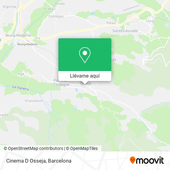 Mapa Cinema D Osseja
