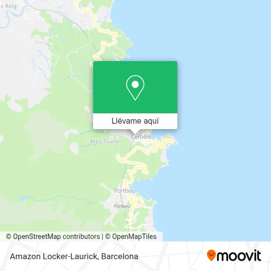 Mapa Amazon Locker-Laurick