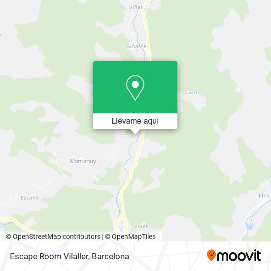 Mapa Escape Room Vilaller