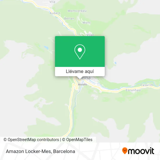 Mapa Amazon Locker-Mes