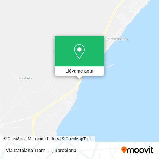 Mapa Via Catalana Tram 11