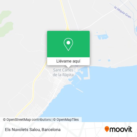 Mapa Els Nuvolets Salou