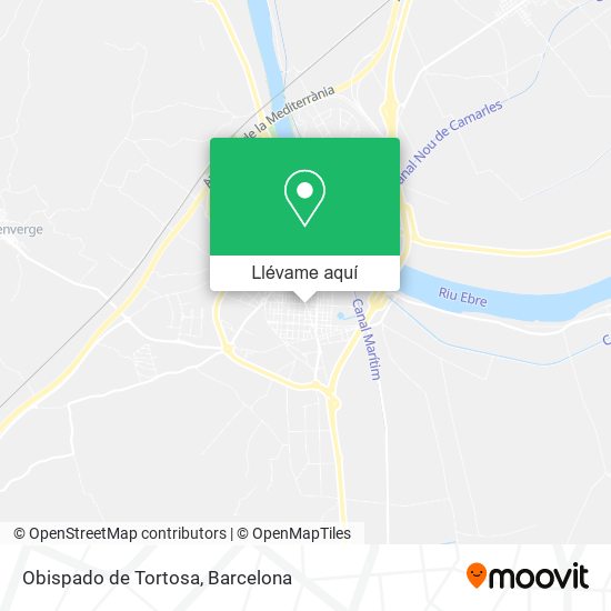Mapa Obispado de Tortosa
