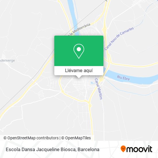 Mapa Escola Dansa Jacqueline Biosca