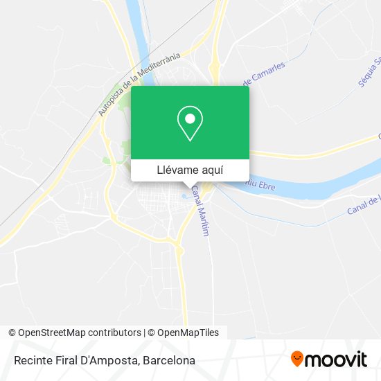 Mapa Recinte Firal D'Amposta