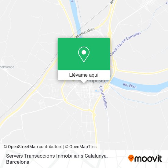 Mapa Serveis Transaccions Inmobiliaris Calalunya