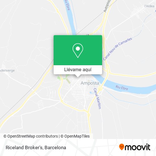 Mapa Riceland Broker's