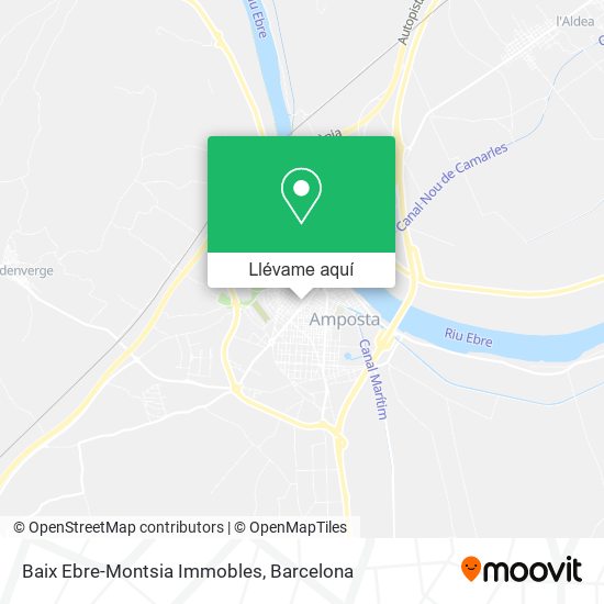 Mapa Baix Ebre-Montsia Immobles