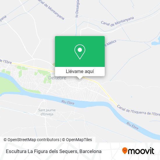 Mapa Escultura La Figura dels Sequers