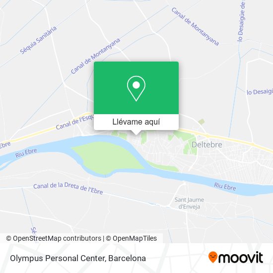 Mapa Olympus Personal Center