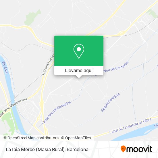 Mapa La Iaia Merce (Masía Rural)