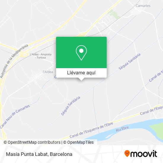 Mapa Masía Punta Labat