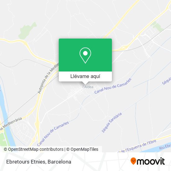 Mapa Ebretours Etnies