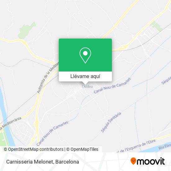Mapa Carnisseria Melonet