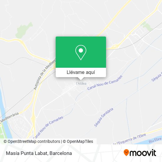 Mapa Masía Punta Labat
