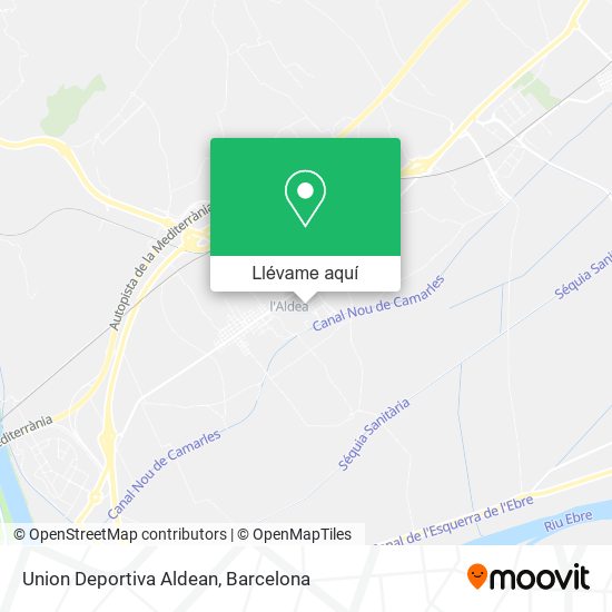 Mapa Union Deportiva Aldean