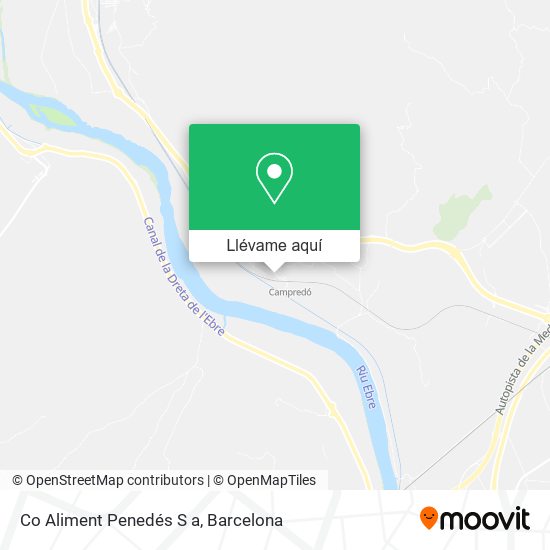 Mapa Co Aliment Penedés S a