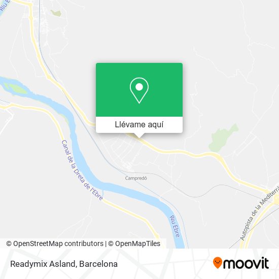 Mapa Readymix Asland