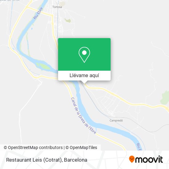 Mapa Restaurant Leis (Cotrat)