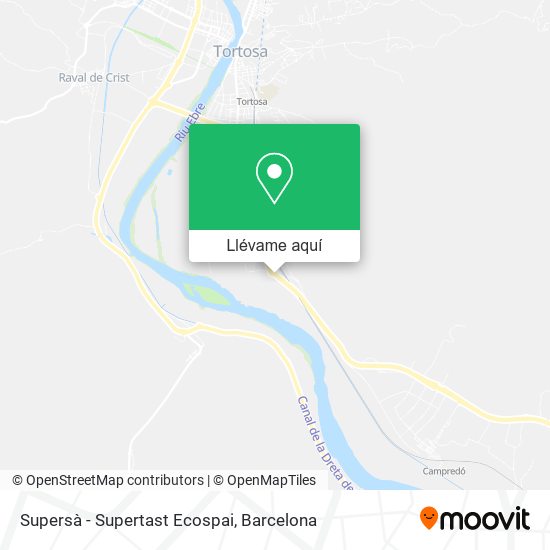 Mapa Supersà - Supertast Ecospai