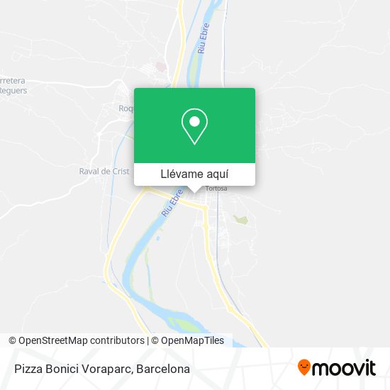 Mapa Pizza Bonici Voraparc