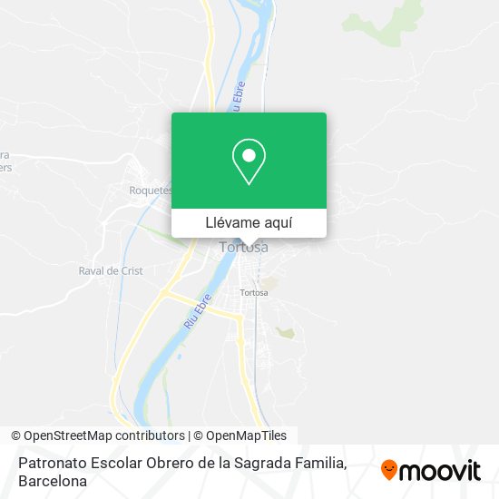 Mapa Patronato Escolar Obrero de la Sagrada Familia