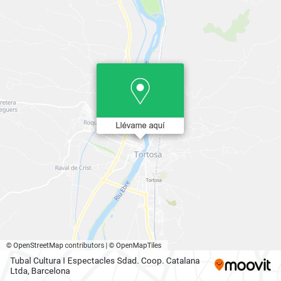 Mapa Tubal Cultura I Espectacles Sdad. Coop. Catalana Ltda