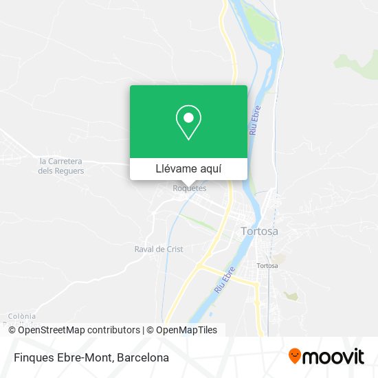 Mapa Finques Ebre-Mont