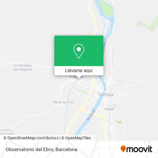 Mapa Observatorio del Ebro