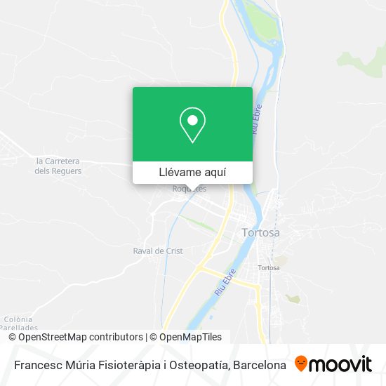 Mapa Francesc Múria Fisioteràpia i Osteopatía