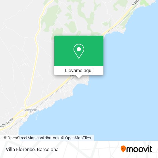 Mapa Villa Florence