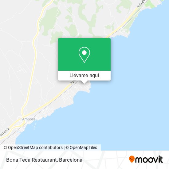 Mapa Bona Teca Restaurant
