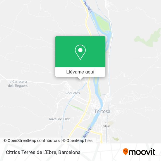 Mapa Citrics Terres de L'Ebre