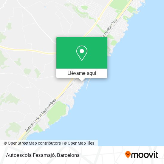 Mapa Autoescola Fesamajó