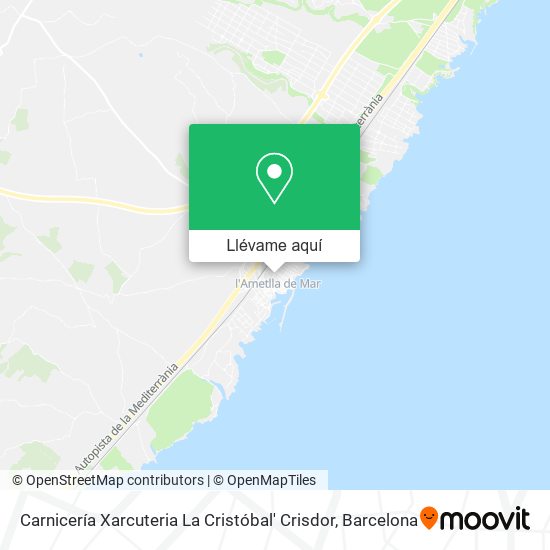 Mapa Carnicería Xarcuteria La Cristóbal' Crisdor