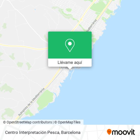 Mapa Centro Interpretación Pesca