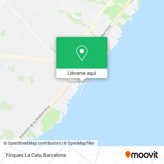Mapa Finques La Cala